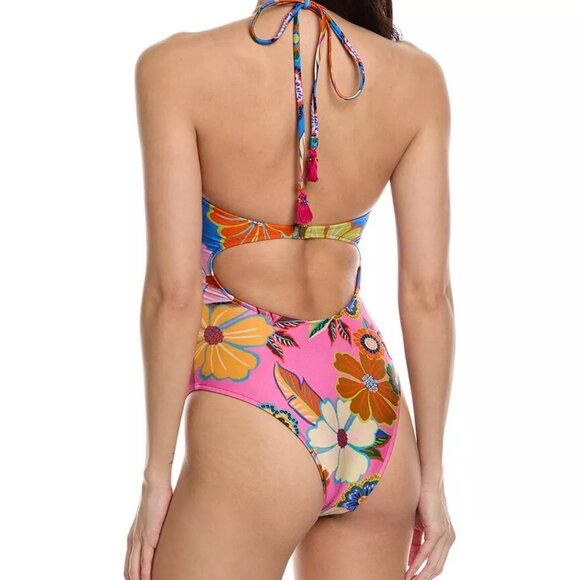 NWT Farm Rio Full Garden One Piece Swimsuit Medium M - Picture 2 of 11
